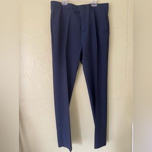 H&M Slim-Fit Coupe Serree Dress Pants - Navy 34R